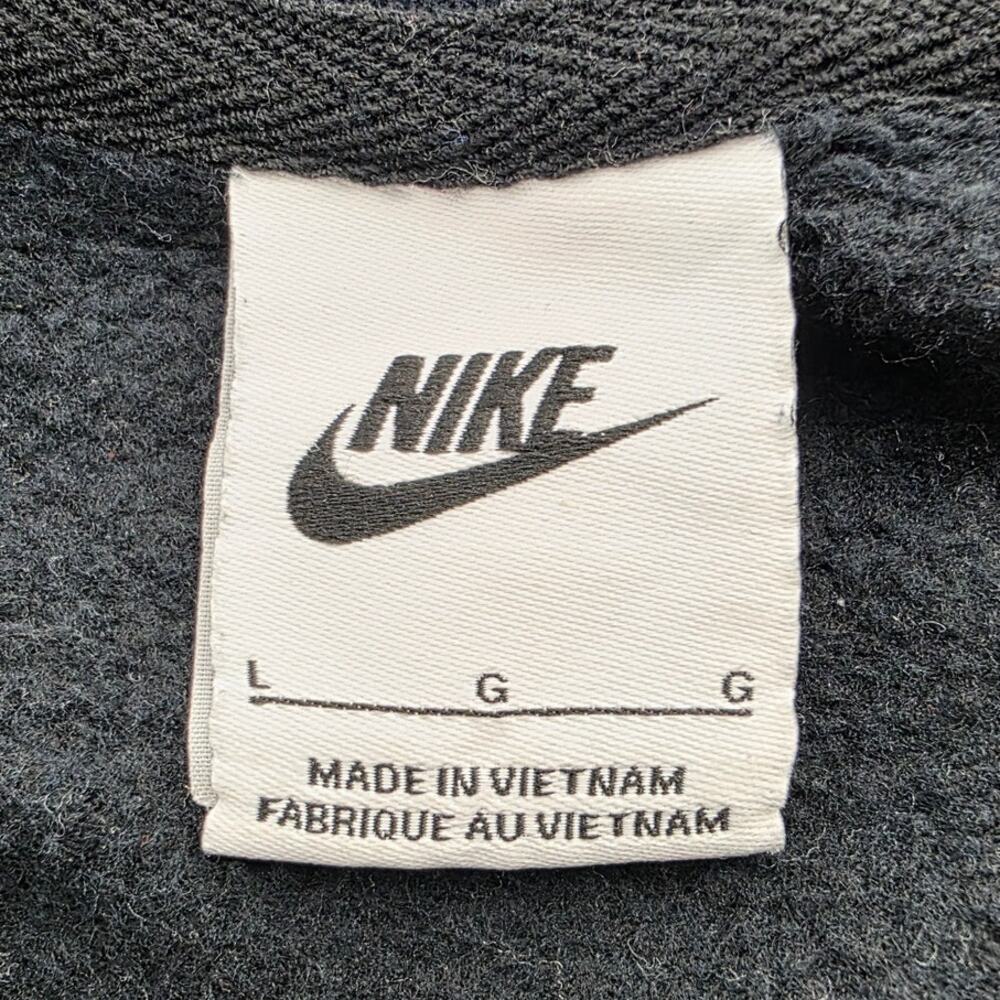 Nike Club Fleece Crewneck Sweatshirt Black Size Large - Picture 4 of 10